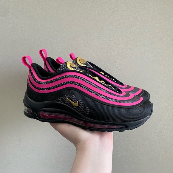 Nike Shoes - Nike Air max 97 ultra black/pink bullet sneakers shoes